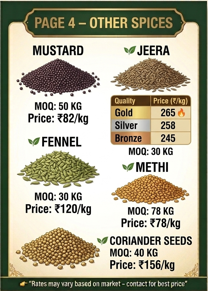 spices wholesale